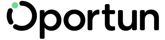 Ce grand logo SA d'Oportun.
