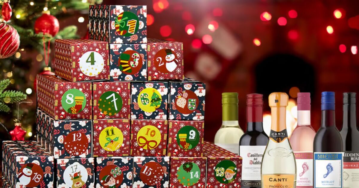 Le calendrier de l'Avent du vin de Wowcher offre aux acheteurs jusqu'à 69 % de réduction ce Noël