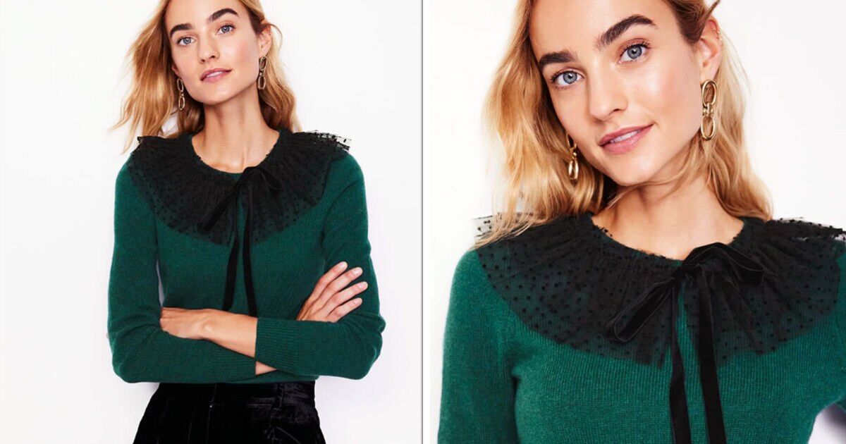 Le pull « festif » de Boden est tellement bon marché que les gens l'achètent déjà pour Noël