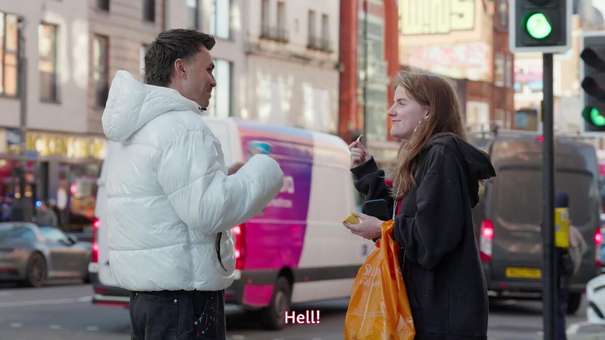 Joe Baggs et une femme