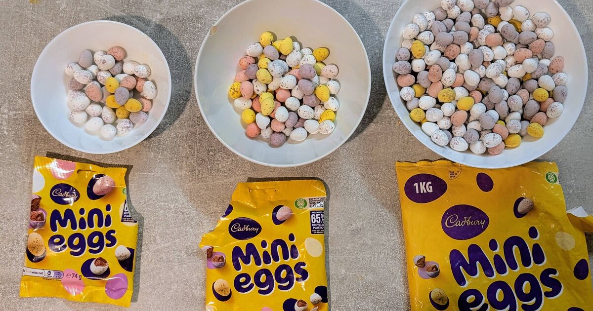 J'ai compté chaque œuf dans différents sacs de mini-œufs Cadbury – 1 est facilement le meilleur rapport qualité-prix