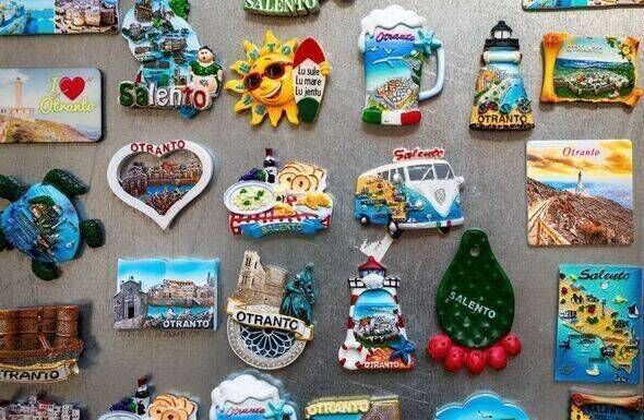 Aimants de réfrigérateur, Otrante, Pouilles, Italie
