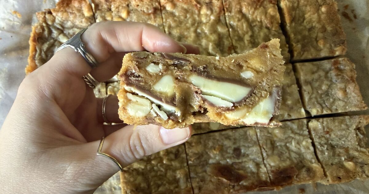 Je suis boulanger - je réalise les blondies parfaits en faisant 1 étape à la sortie du four