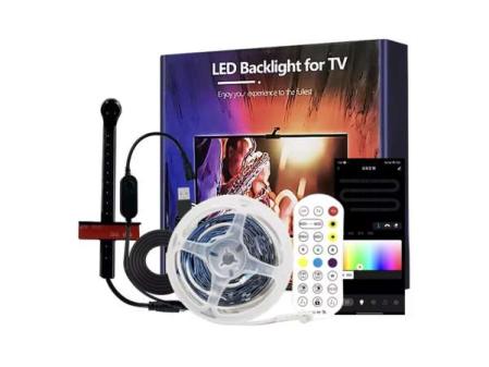 Bandes lumineuses LED RGBIC avec caméra
