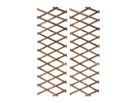 LATERN 2 Pièces Treillis Extensible pour Plantes, 180 CM x 30 CM Panneau de Treillis en Bois Étagère Verticale pour Plantes Grimpantes Cadre Suspendu pour Décoration Murale pour Chambre Jardin Patio