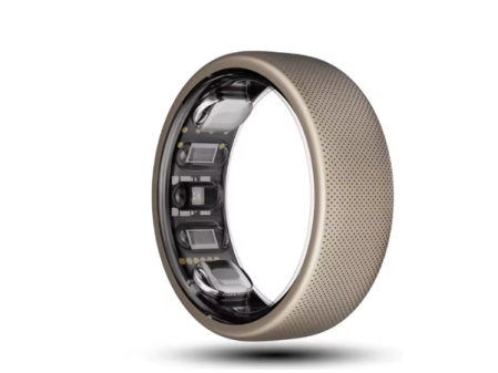 Bague intelligente en titane Amazfit Helio Ring avec capteurs de santé et de remise en forme