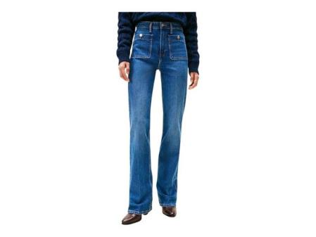 Tommy Hilfiger Dnm FLO Bootcut HW Ww0ww48255 - Coupe botte pour femme