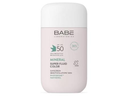 Super Fluid Mineral Color SPF 50 - Crème solaire minérale colorée des Laboratorios Babé