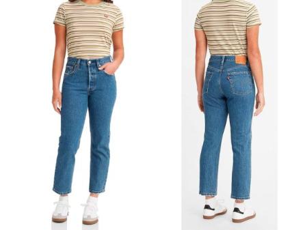 Jean court Levi's 501 pour femme
