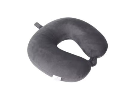Oreiller de voyage, oreiller cervical, oreiller pour avion, voyages en voiture, maison, bureau, oreiller cervical de voyage, sangle de fixation, housse souple