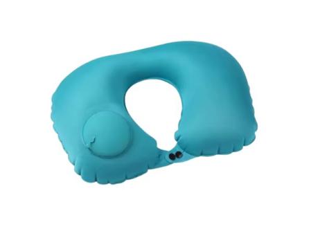 Oreiller gonflable de voyage en TPU en forme de U, oreiller de Protection du cou Portable pour les voyages en plein air (1 pièce)