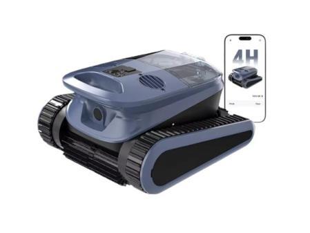 Robot nettoyeur de piscine Sauto SAT 40, autonomie de 240 minutes, navigation sonar AI, 4 modes de nettoyage, pour piscines de 3 200 pieds carrés