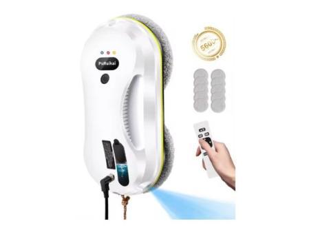 Robot nettoyeur de vitres automatique pour la maison, nettoyeur de vitres électrique avec télécommande, nettoyeur de vitres pour la maison