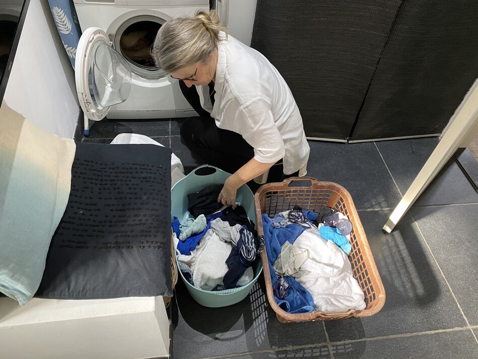 Faire la lessive hebdomadaire