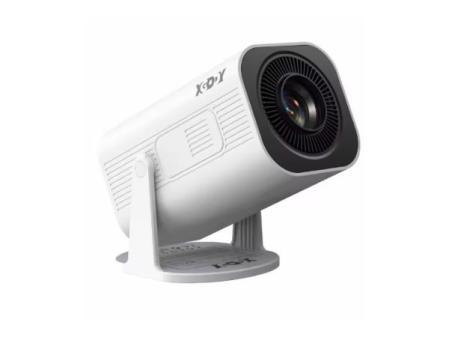Projecteur LED XGODY 4K 1080p avec luminosité de 12 000 lumens, système de cinéma maison portable WiFi 6 Bluetooth 5.0 pour le divertissement