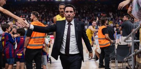 Xavi Pascual, après le deuxième match contre La Laguna Tenerife au Palau
