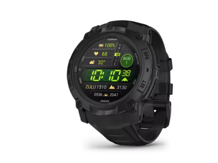 Garmin Instinct 3 avec une conception robuste et un affichage numérique à contraste élevé