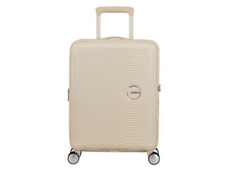 American Tourister Soundbox Spinner 55/20 TSA EXP Chariot Coco Sable Crème