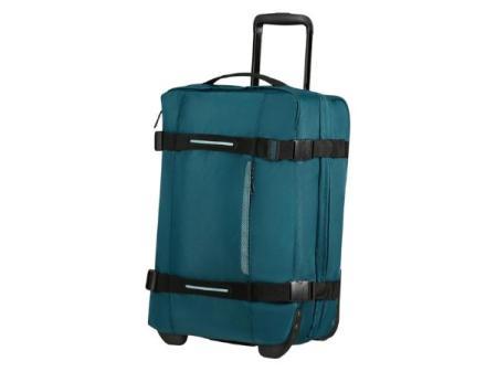 American Tourister Urban Track - Sac de Voyage à 2 Roues, 55 cm, Sac Léger S avec 2 Compartiments et Serrure TSA, 55 L, Idéal pour les Courts Voyages - Blau (Totally Teal)