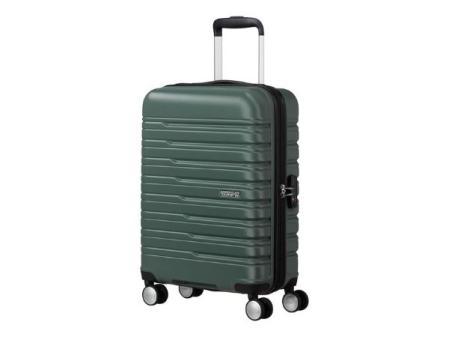 American Tourister Flashline - Spinner S, Bagage manuel, 55 cm, 34 L, Vert (Dark Forest)