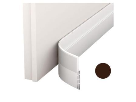 Vellure® Coupe-froid pour porte d'entrée contre les courants d'air - Nouveau coupe-froid autocollant pour porte extérieure (rapide et facile) pour insonorisation, protection contre le froid et étanchéité (5X blanc)