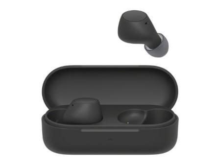 Sony WF-C510 Petit casque sans fil léger, avec connexion multipoint, mode bruit ambiant, résistance à l'eau IPX4, Spotify Tap, charge rapide, 22 heures d'autonomie, iOS et Android - Noir