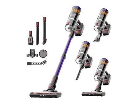 Aspirateur sans fil Leftant V1 40 KPa, puissant, filtration 5 couches, écran tactile LED, 3 vitesses, brosse avec LED, tube télescopique, idéal pour toute la maison 33
