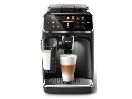 Philips Series 5400 Cafetière super automatique – Système de lait LatteGo, 12 variétés de café, écran intuitif, 4 profils utilisateur, noir (EP5441/50)