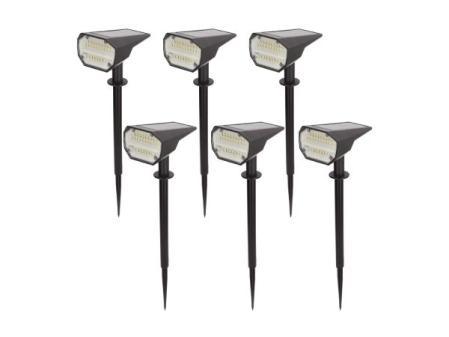 Aktive - Lot de 6 balises solaires LED