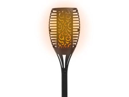 Lampe torche solaire LED à effet de flamme KORPASS