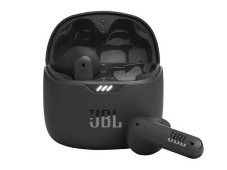 JBL Tune Flex TWS, écouteurs intra-auriculaires sans fil avec suppression active du bruit, basses puissantes, résistance à l'eau IPX4, autonomie de 8 à 24 heures, étui de chargement, noir