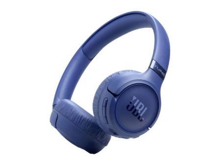 JBL Tune 680 NC, casque supra-auriculaire sans fil léger avec suppression adaptative du bruit, Bluetooth 6.0 et 76 heures de batterie, paire rapide Google, paire Microsoft Swift, bleu