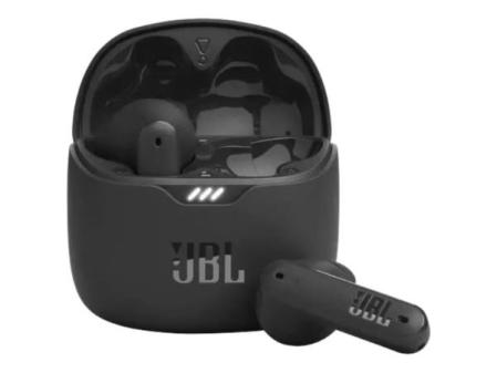 JBL Tune Flex TWS, écouteurs intra-auriculaires sans fil avec suppression active du bruit, basses puissantes, résistance à l'eau IPX4, autonomie de 8 à 24 heures, étui de chargement, noir