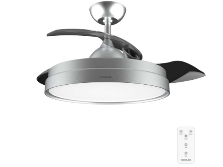 Ventilateur de plafond Cecotec avec lumière LED intégrée et télécommande
