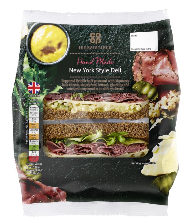 Sandwich de charcuterie new-yorkais irrésistible de Co-op