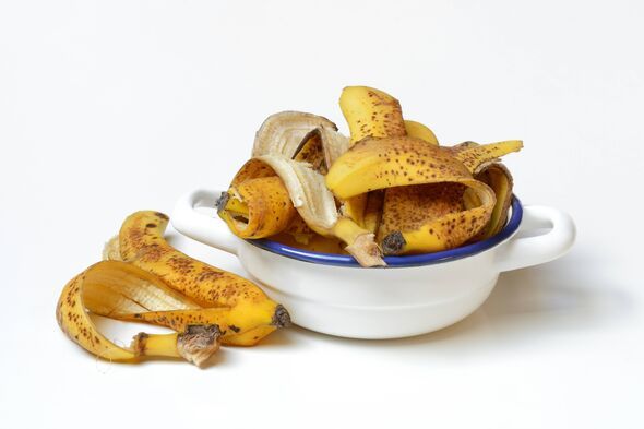 Peau de banane en peau, banane, compost Peau de banane en peau, banane, compost